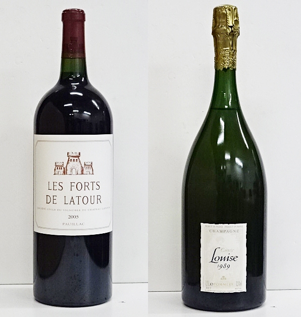 レ・フォール・ド・ラトゥール 2005マグナム ポメリー・キュヴェ・ルイーズ 1989マグナム