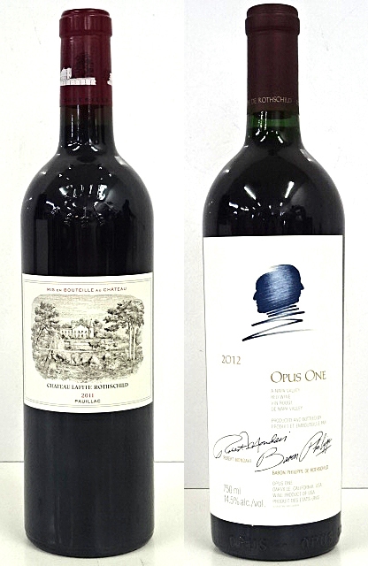 シャトー ラフィット ロートシルト 2011年　オーパスワン 2012年