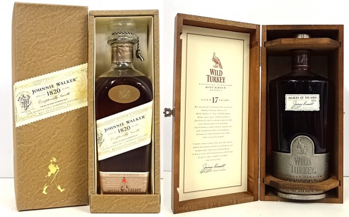 JOHNNIE WALKER ジョニーウォーカー 1820 SPECIAL BLEND,WILD TURKEY ワイルドターキー 17年