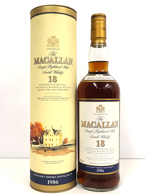 マッカラン MACALLAN 18年 1986年