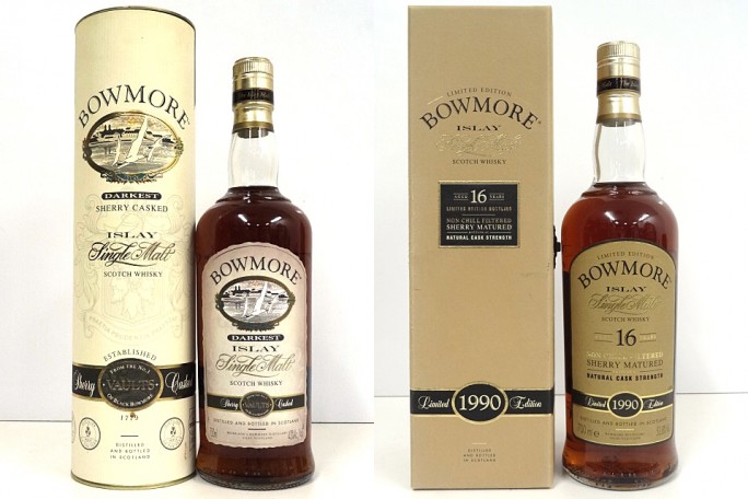 BOWMORE ボウモア ダーケスト シェリーカスク 750ml,BOWMORE ボウモア 16年 1990 シェリーカスク 700ml