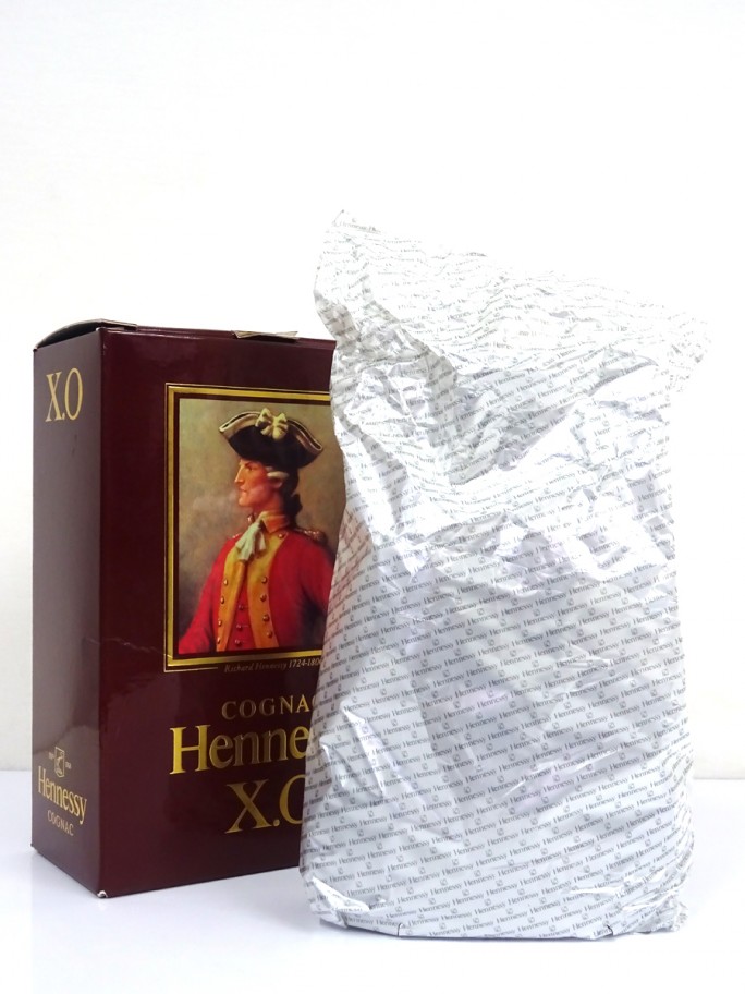 Hennessy ヘネシー XO 金キャップ クリアボトル