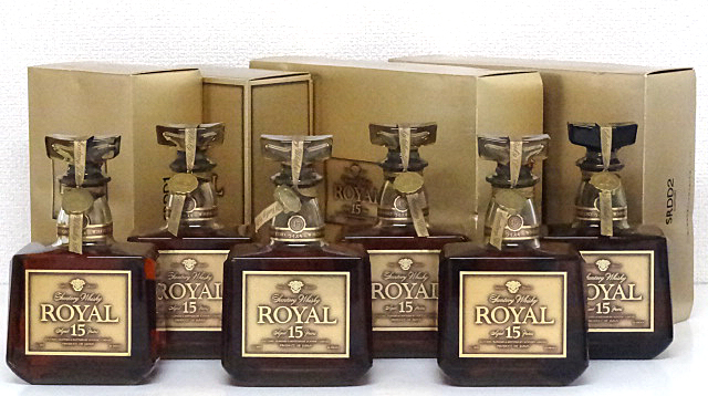 サントリー ローヤル15年 ゴールドラベル 6本