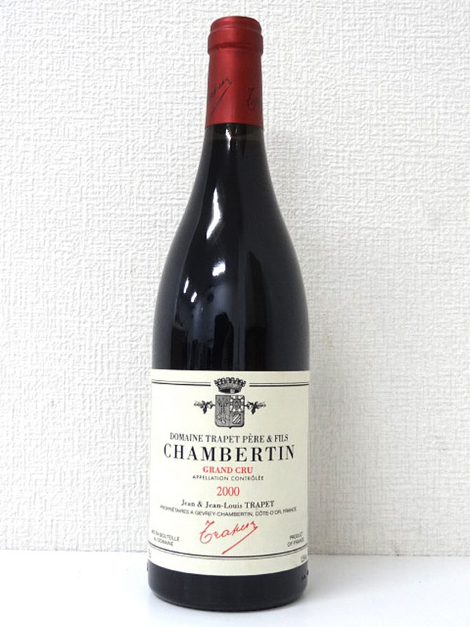 CHAMBERTIN シャンベルタン 2000年 Domaine Jean Louis Trapet ドメーヌ・ジャン・ルイ・トラペ