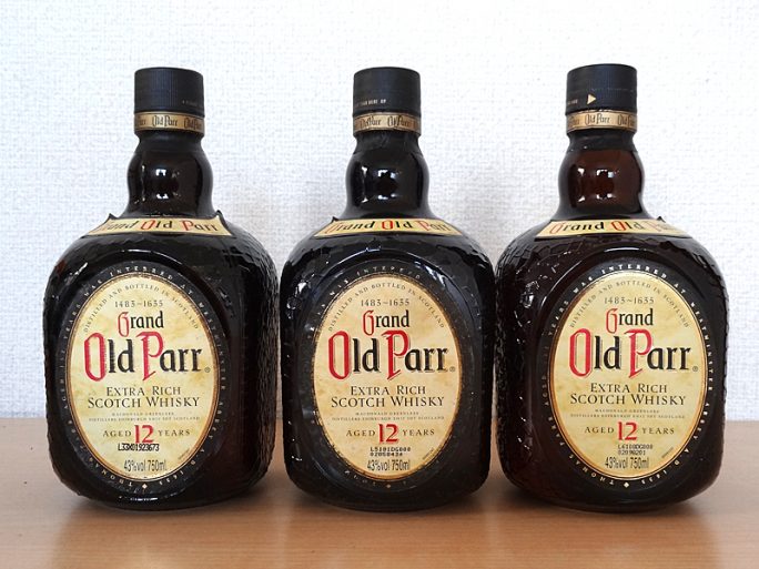 Grand Old Parr グランドオールドパー 12年 エクストラリッチ 750ml 3本