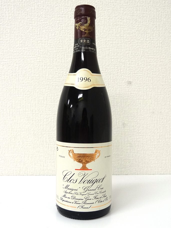 クロ ヴージョ ミュジニー 1996 グロ フレール エ スール