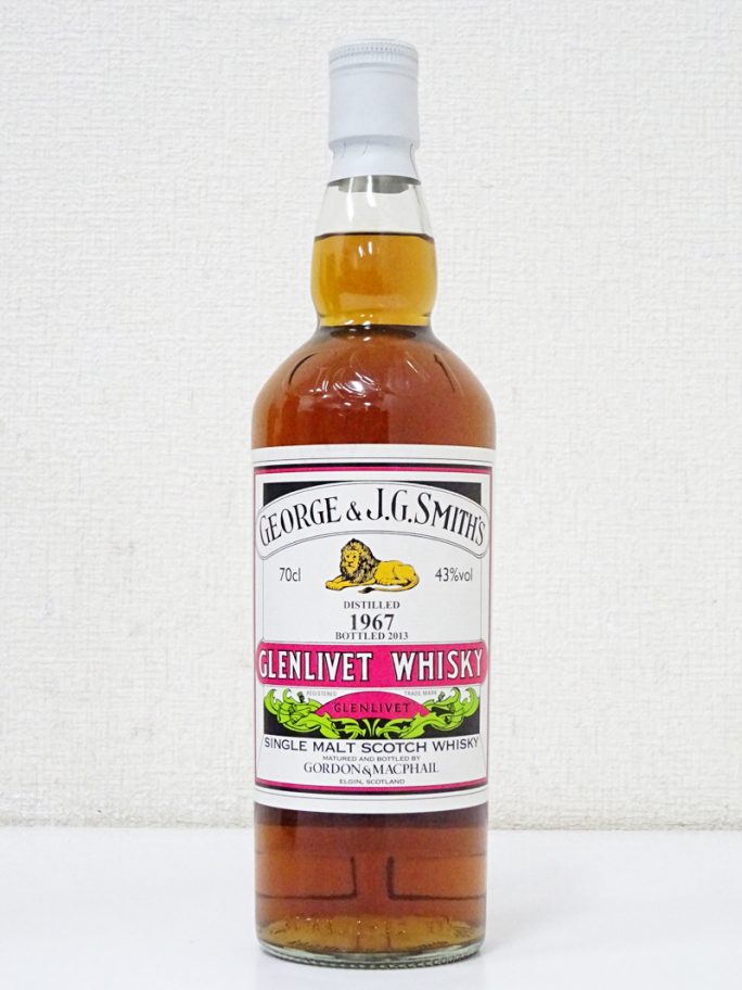 G&M Glenlivet スミスズ グレンリベット 1967 46年 43% ライオンラベル