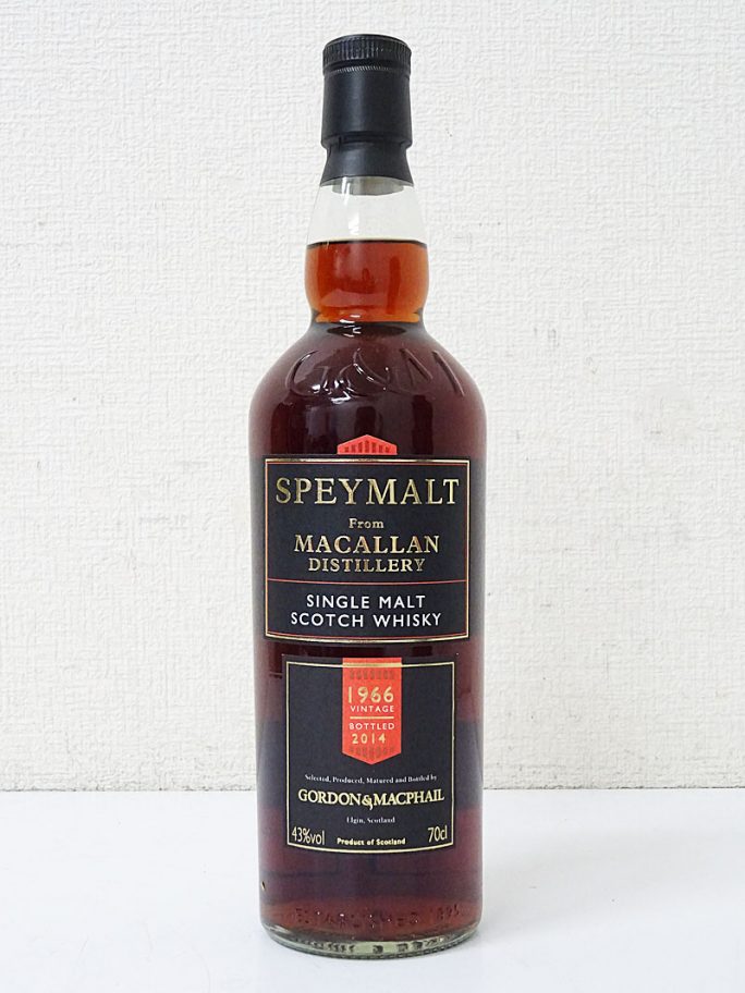 G&M ゴードン＆マクファイル スペイモルト フロム マッカラン 1966-2014 43%