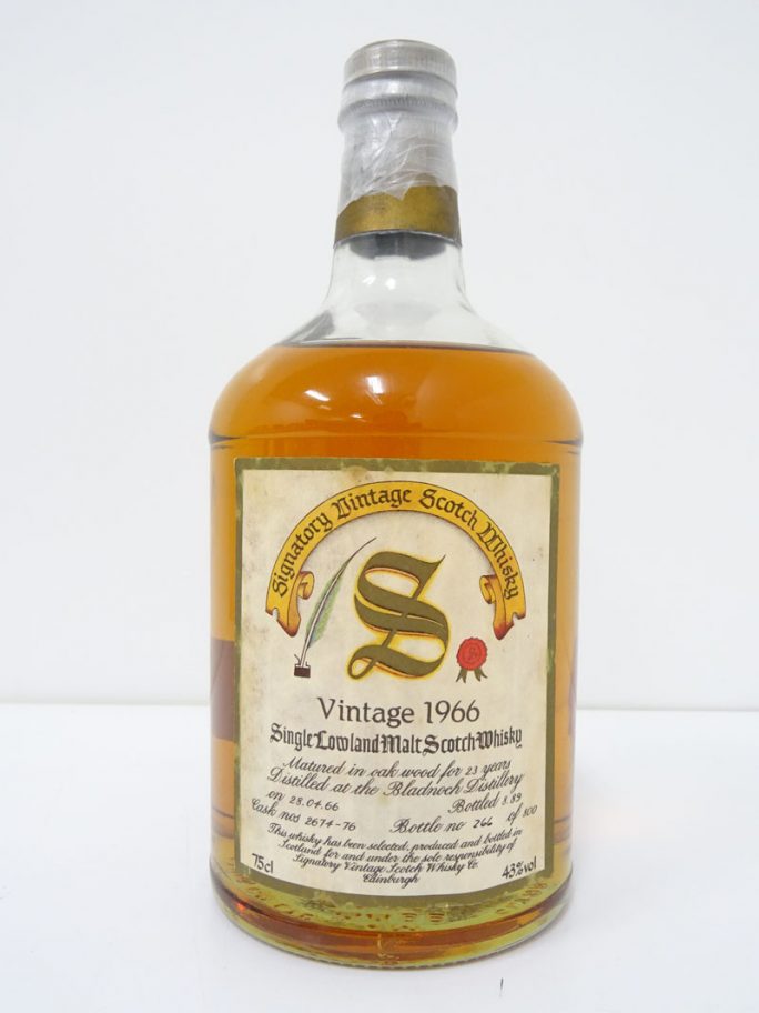 BLADNOCH ブラドノック 1966 23年 シグナトリー #2674-2676