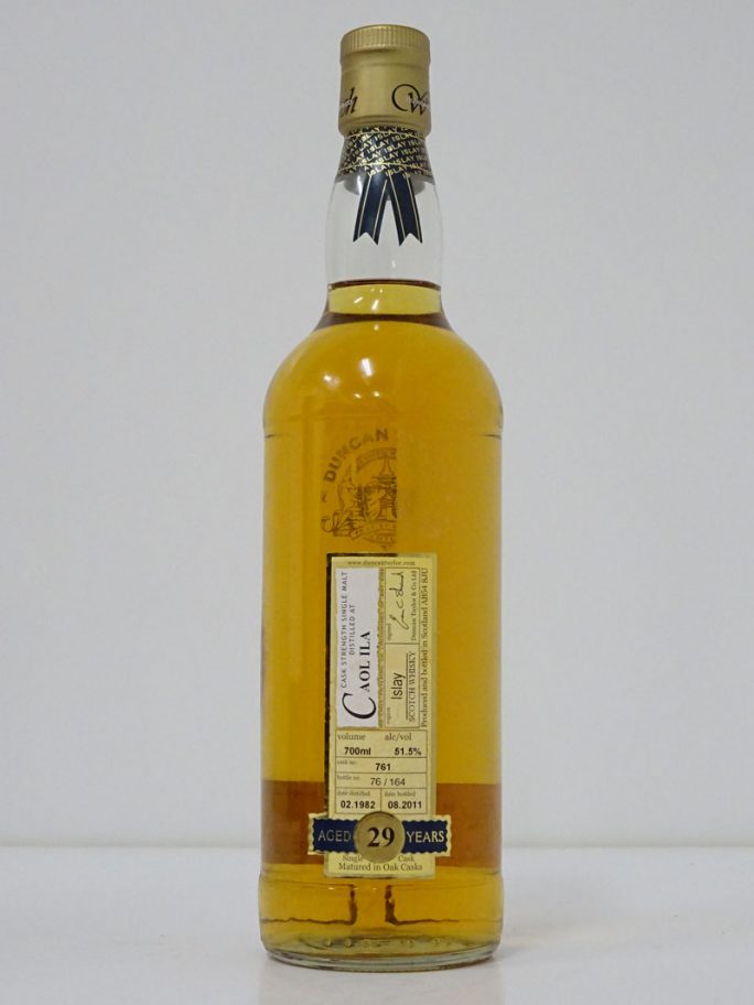 Caol ila カリラ DUNCAN TAYLOR ダンカンテイラー 1982-2011 29年 51.5%