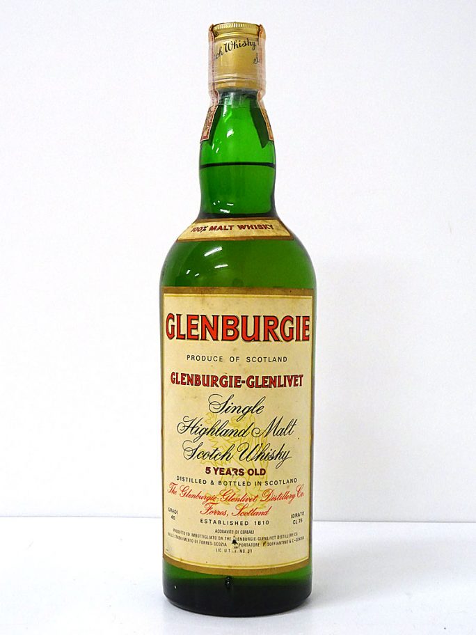 GLENBURGIE グレンバーギー 5年 オフィシャルボトル 750ml 40%