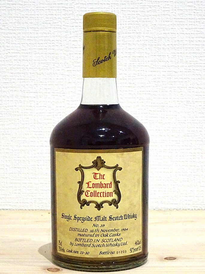 GLENGRANT グレングラント 1964-1989 25年 ロンバートコレクション ゴルフシリーズ No.39 46%