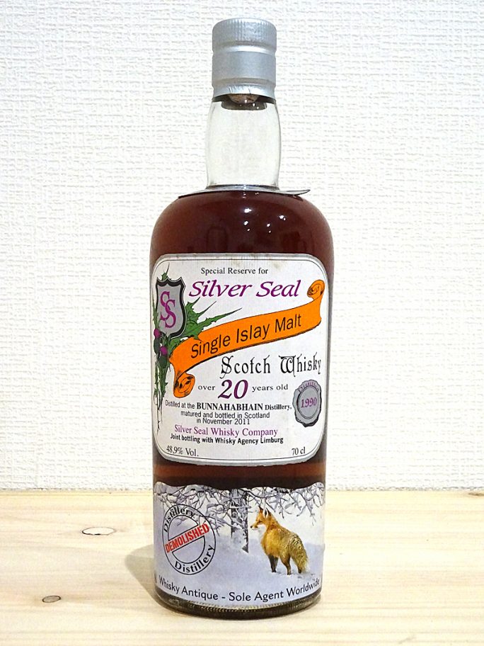 BUNNAHABHAIN ブナハーブン 1990-2011 20年 Silver Seal シルバーシール 48.9% 700ml 120本限定
