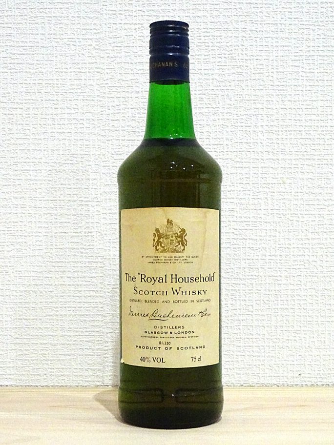 The Royal Household ザ・ロイヤルハウスホールド 80年代流通 40% 750ml