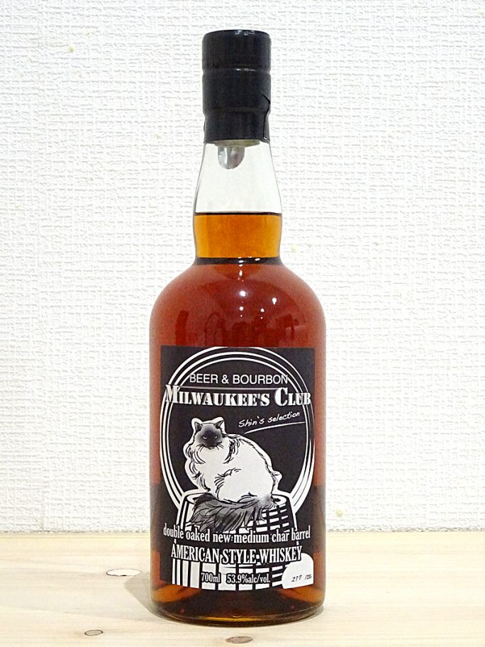 イチローズモルト　MILWAUKEE'S CLUB オリジナルボトル 53.9% 700ml